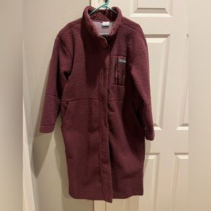 Columbia Panorama Full Length Fleece Jacket Women’s L NWOT